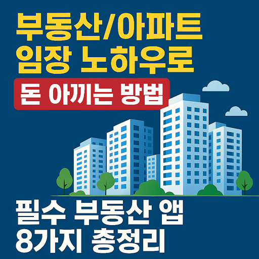 부동산/아파트 임장 노하우로 돈 아끼는 방법: 필수 아파트 앱 8가지 총정리 1 부동산/아파트 임장 노하우로 돈 아끼는 방법: 필수 아파트 앱 8가지 총정리