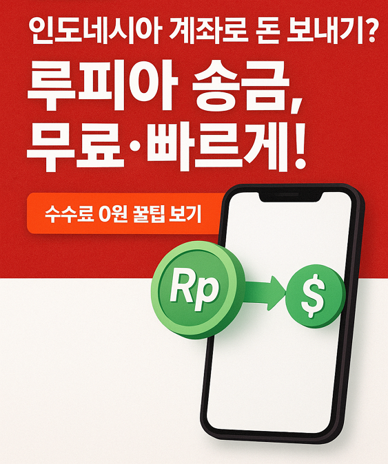 인도네시아 계좌로 돈 보내는 방법? 루피아 송금 무료로 빠르게 하기! 6 인도네시아 계좌로 돈 보내는 방법? 루피아 송금 무료로 빠르게 하기!