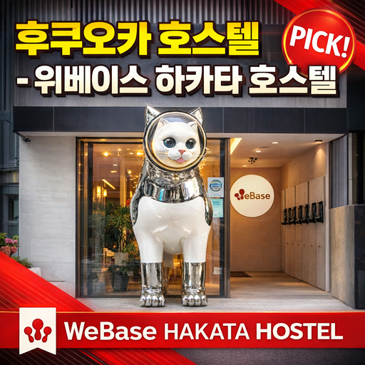 후쿠오카 호스텔 추천 – 위베이스 하카타 호스텔